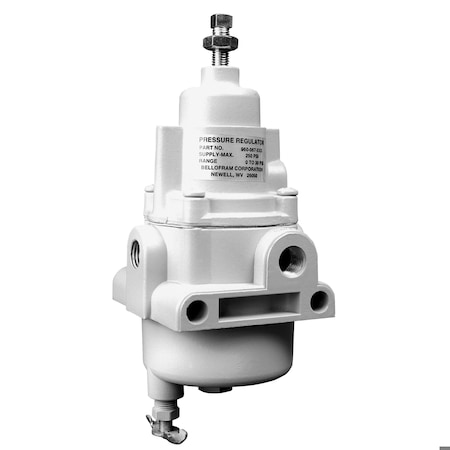 Bellofram Precision Controls Pressure Regulator, Relieving, T50-Series, 0-60 PSIG, 1/4in Port 960-068-000